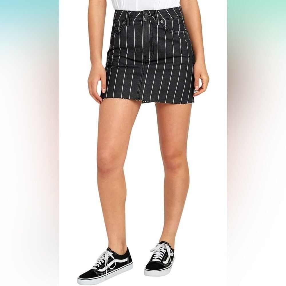 TINSEL Pinstripe denim skirt SIZE 29
